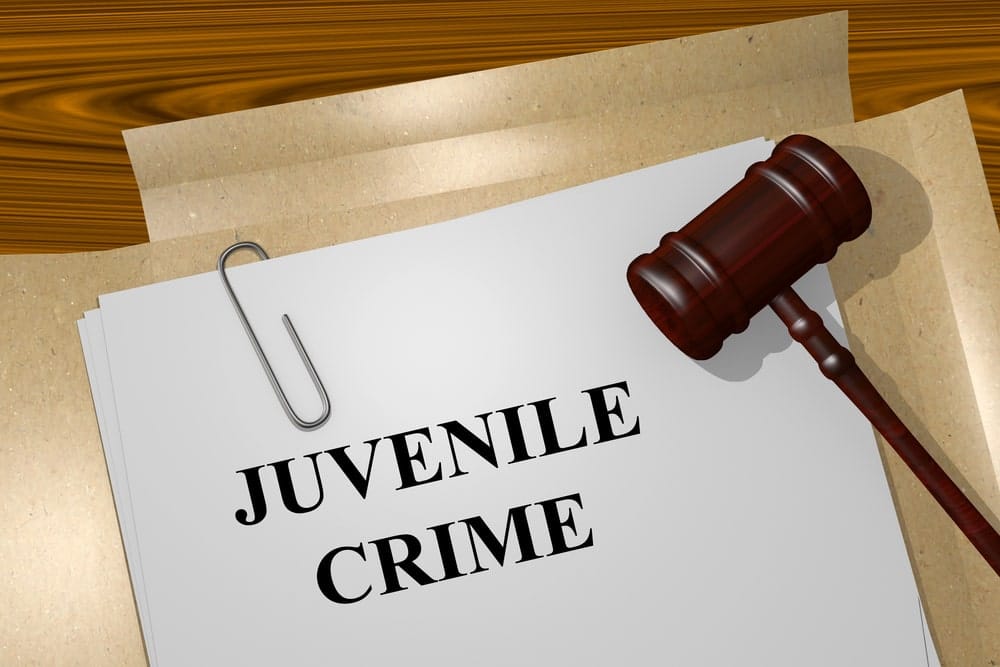 Image of a juvenile crime case file with a judge’s gavel, symbolizing legal defense work handled by a juvenile crimes lawyer.